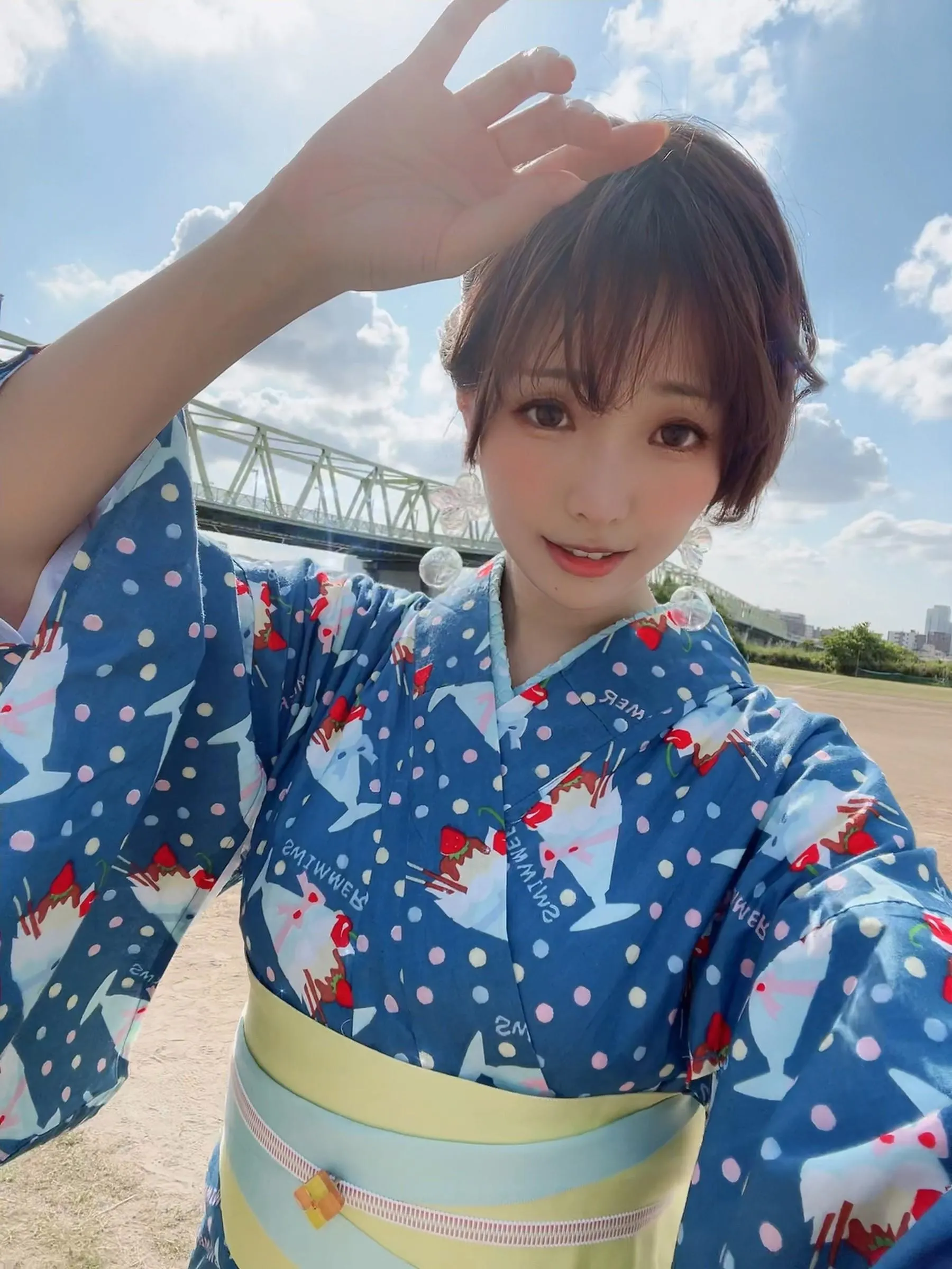 ElyEE子 – NO.119 2023.august A-聖代浴衣 Sundae Yukata [29P]插图7